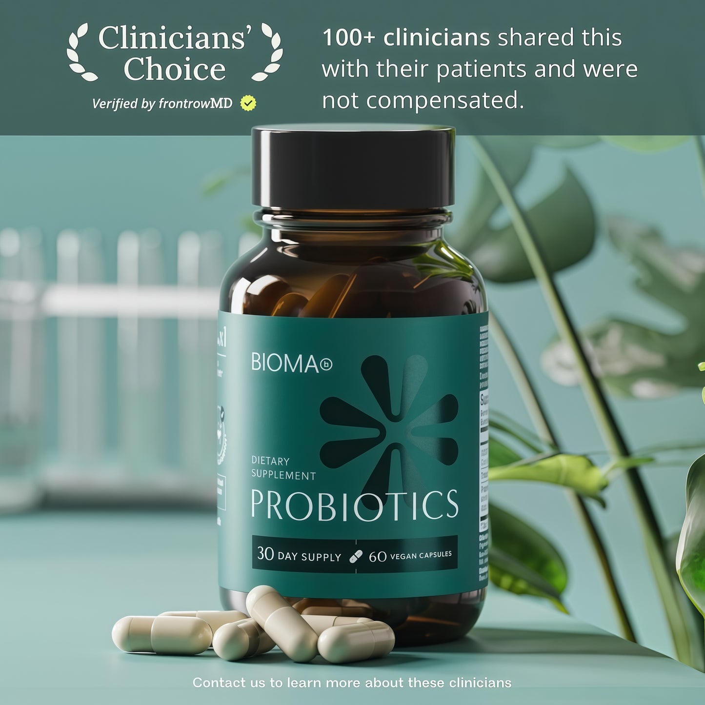 BIOMA Digestive Health Probiotic 60 Delayed-Release Capsules